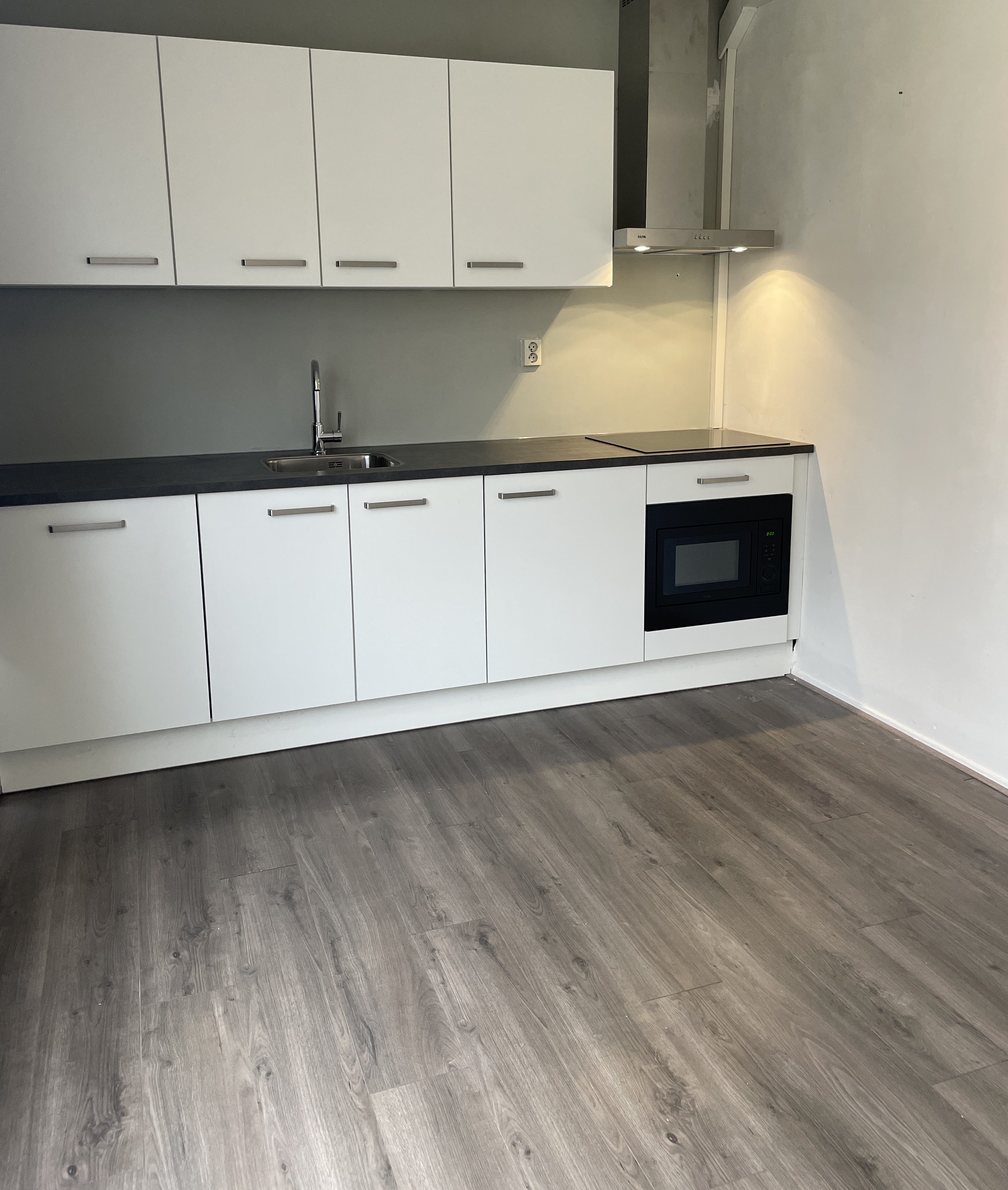 Gerenoveerde studio met gloednieuwe eigen keuken