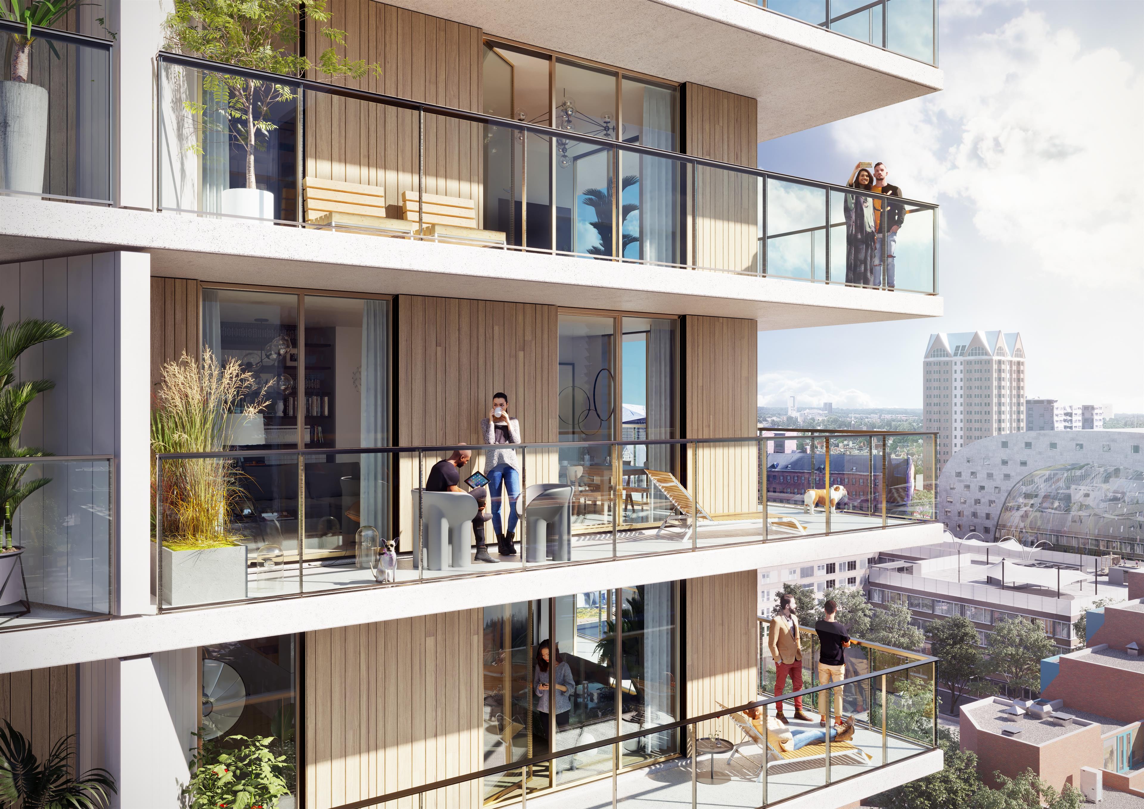 Blaak Nieuwbouw 3-kamer Rotterdam